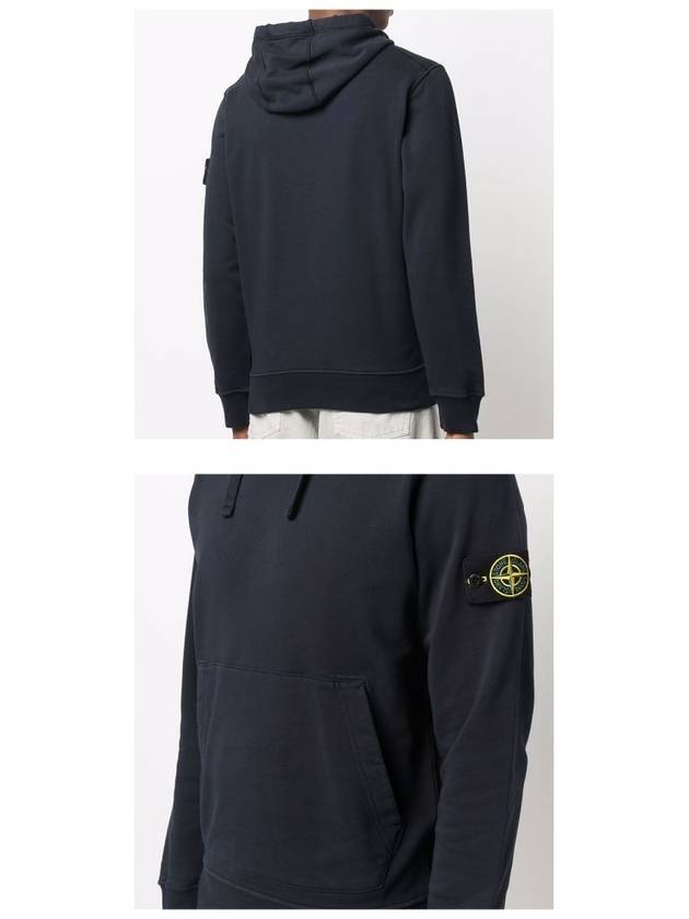 Wappen Patch Hoodie Dark Navy - STONE ISLAND - BALAAN 6