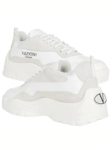 Banshee brushed low-top sneakers TY2S0B17 QSM 0BO - VALENTINO - BALAAN 1