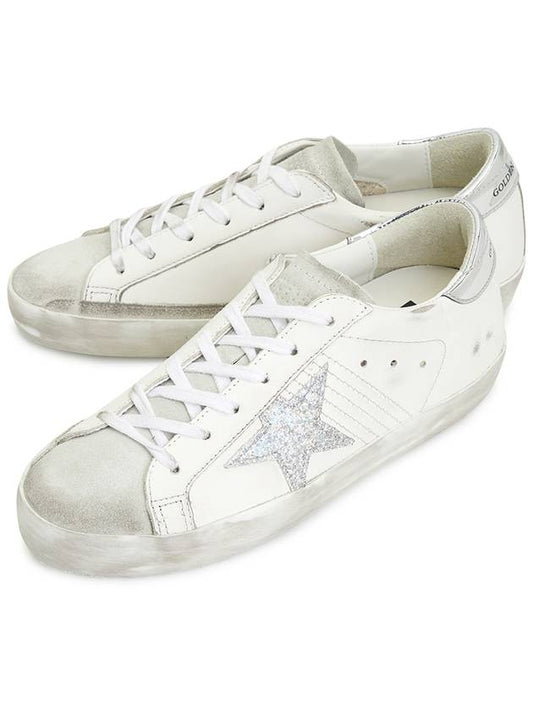 Superstar Distressed Calf Leather Low Top Sneakers White - GOLDEN GOOSE - BALAAN 2