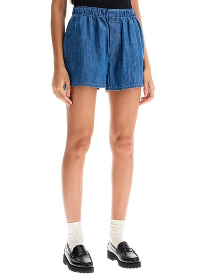 chambray shorts - HOMMEGIRLS - BALAAN 2