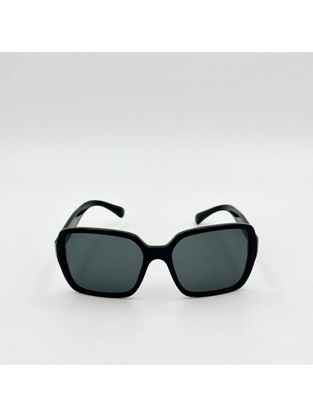 Eyewear Logo Square Sunglasses Black - CHANEL - BALAAN 3