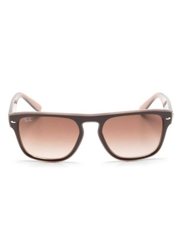 Two-tone rectangular frame sunglasses RB4407 - RAY-BAN - BALAAN 1