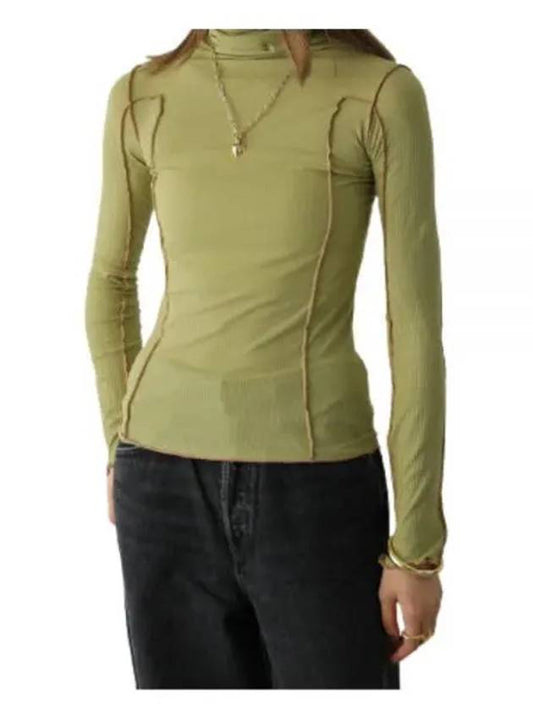 Omato Turtle Neck in Sage Green TTOT RB AU23 - BASERANGE - BALAAN 1