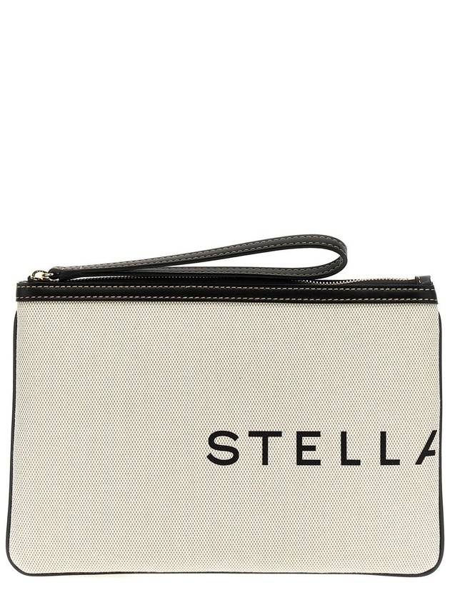 Stella McCartney Logo Clutch Bag - STELLA MCCARTNEY - BALAAN 1