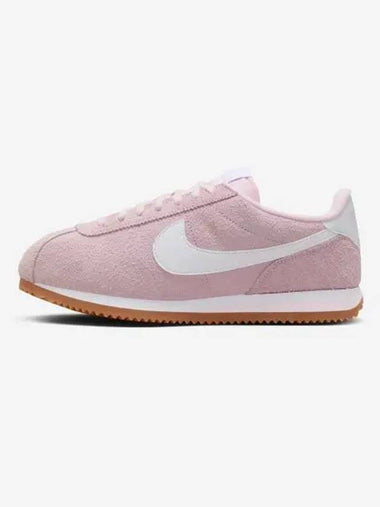 Cortez Vintage Suede W Pink Foam Gum Medium Brown White FJ2530 600 - NIKE - BALAAN 1