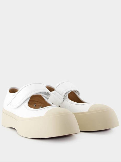 Mary Jane Sneakers - Marni - Leather - White - MARNI - BALAAN 2