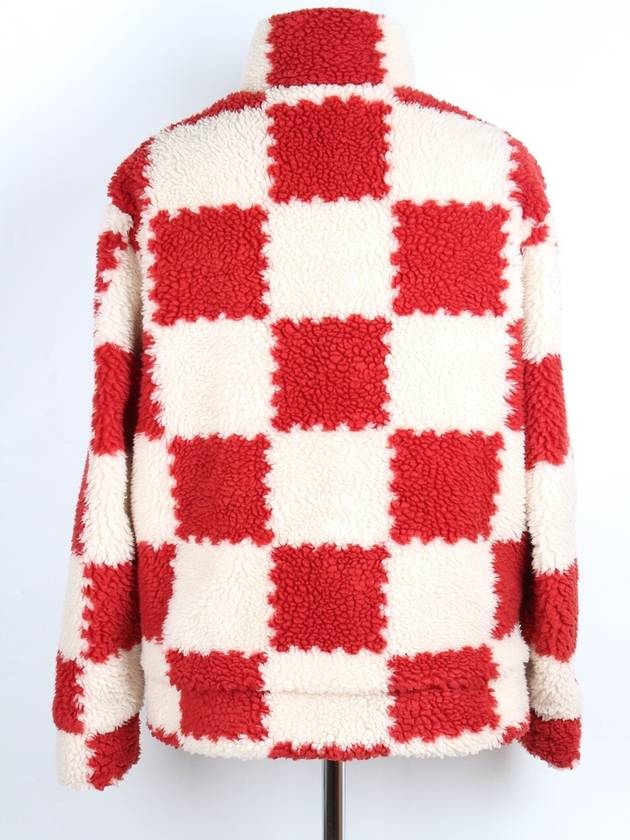 Nigo Damier Fleece Red M - LOUIS VUITTON - BALAAN 4