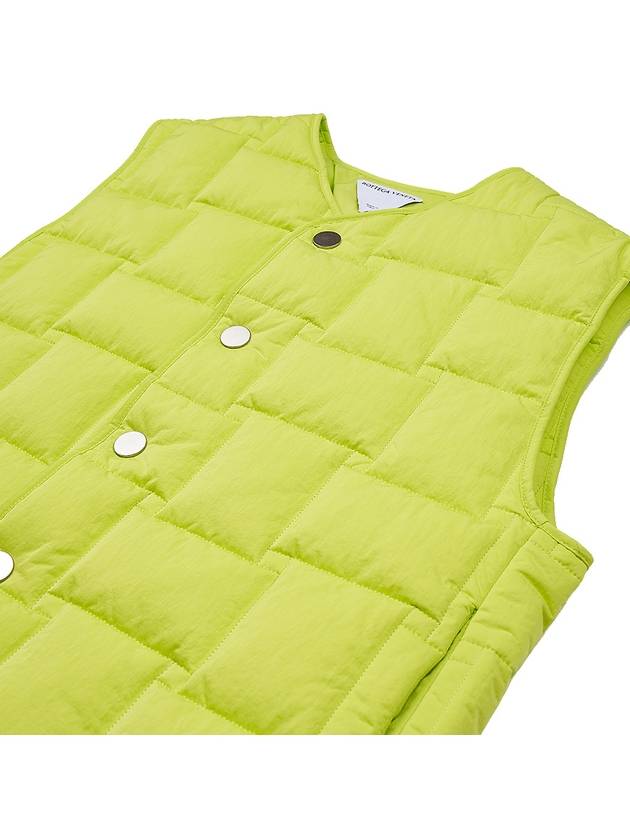 Intrecciato Padding Vest Acid Kiwi - BOTTEGA VENETA - BALAAN 8