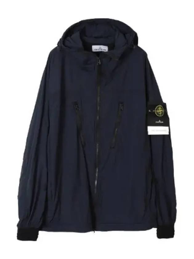 Skin Touch Nylon Hooded Jacket Packable Men - STONE ISLAND - BALAAN 1