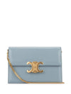 Soiree Shiny Calfskin Cluth Bag California Blue - CELINE - BALAAN 1