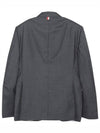 Men's Signature Classic Wool Suit Dark Grey - THOM BROWNE - BALAAN 4