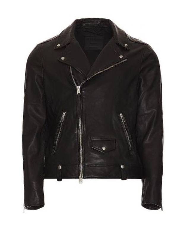 Milo Biker Leather Jacket Black - ALLSAINTS - BALAAN 2