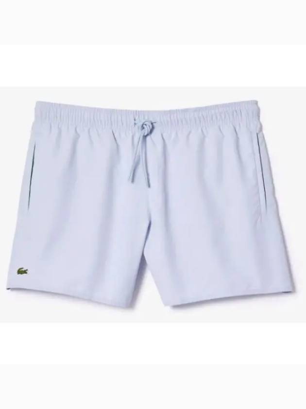 Men's Light Quick Dry Swim Shorts Light Blue - LACOSTE - BALAAN 2