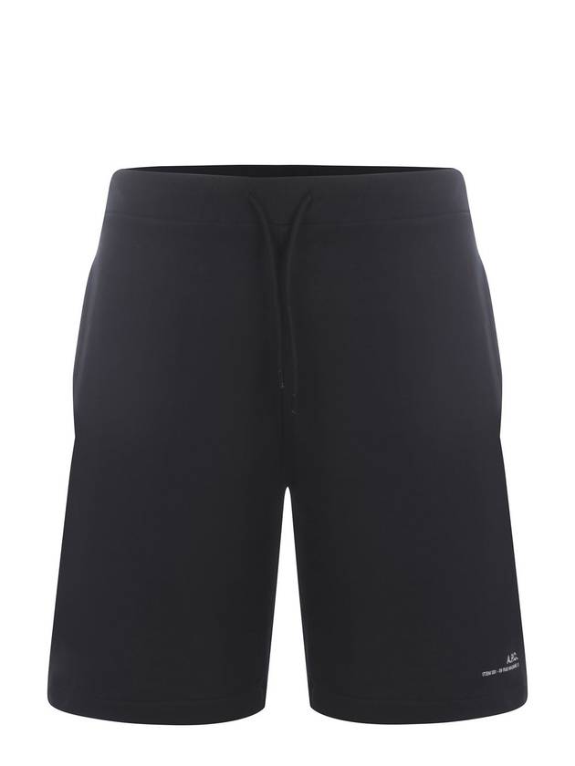 Item Logo Shorts Black - A.P.C. - BALAAN.