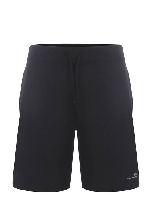 Item Logo Shorts Black - A.P.C. - BALAAN 1