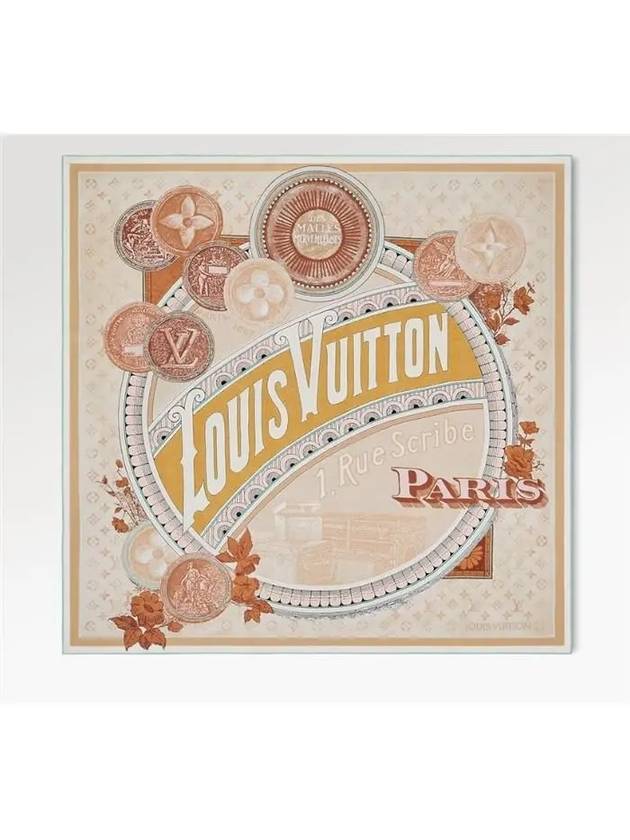 Malles Merveilleuses Square 90 Scarf Beige - LOUIS VUITTON - BALAAN 2