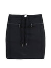 Short Cotton A-Line Skirt Black - COURREGES - BALAAN 3