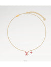 LV Iconic Enamel Necklace Gold - LOUIS VUITTON - BALAAN 2