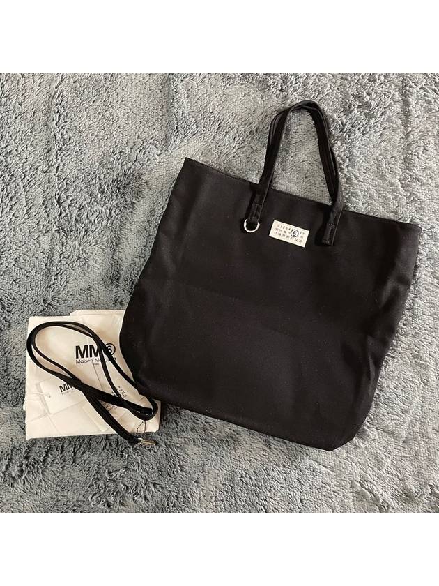 Number Canvas Large Tote Bag Black - MAISON MARGIELA - BALAAN 2