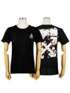 Cotton Casual Short Sleeve T-Shirt Black - OFF WHITE - BALAAN 2