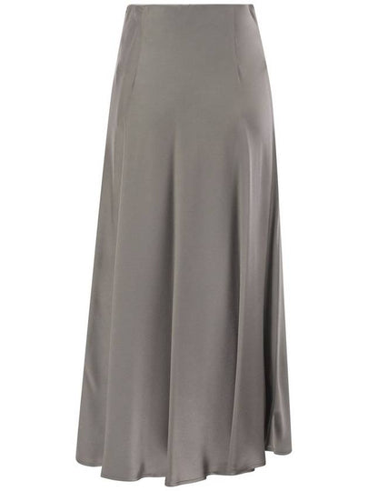 Satin effect long skirt - HERNO - BALAAN 2