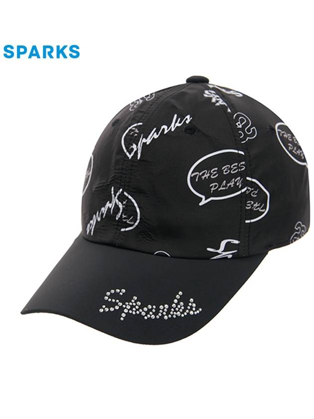 Women s Lettering Point Cap SJ3LAC002 - SPARKS - BALAAN 1