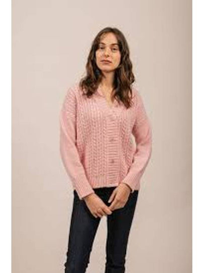 Women's Alba Cardigan Pink - SAINT JAMES - BALAAN 2