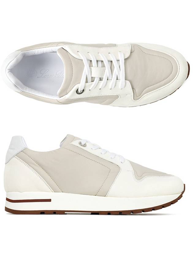 My Wind Low Top Sneakers Beige Gray - LORO PIANA - BALAAN 2