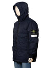 Opaque Nylon Twill Down Padded Navy - STONE ISLAND - BALAAN 3