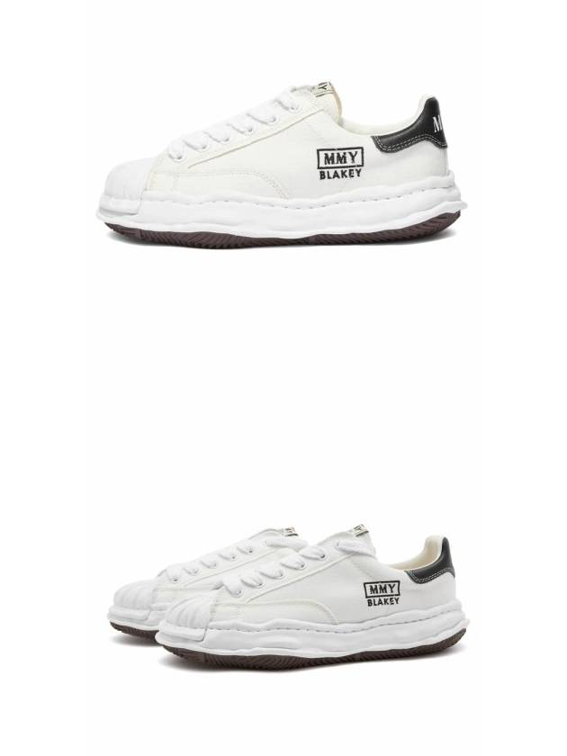 Blakey OG Sole Canvas Low Top Sneakers White - MAISON MIHARA YASUHIRO - BALAAN 5