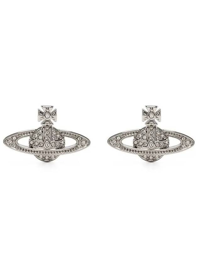 Mini Bas Relief Earrings Silver - VIVIENNE WESTWOOD - BALAAN 2