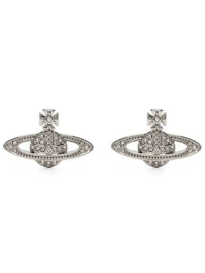 Mini Bas Relief Earrings Silver - VIVIENNE WESTWOOD - BALAAN 2