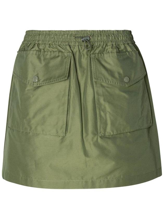 Taffeta mini A line skirt sage green - MONCLER - BALAAN 2