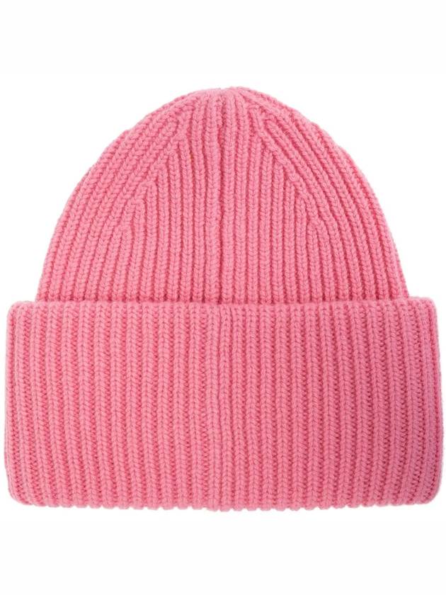 Face Applique Beanie Pink - ACNE STUDIOS - BALAAN 4