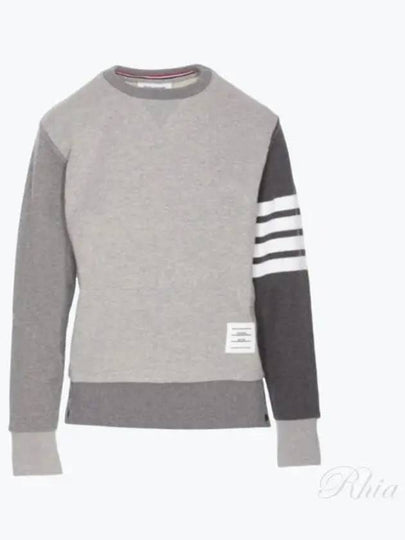 4 Bar Striped Knit Top Grey - THOM BROWNE - BALAAN 2