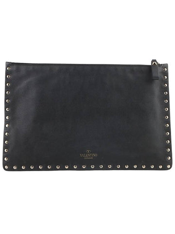 P0269 Rockstud Clutch Bag Medium 33505 3 - VALENTINO - BALAAN 1