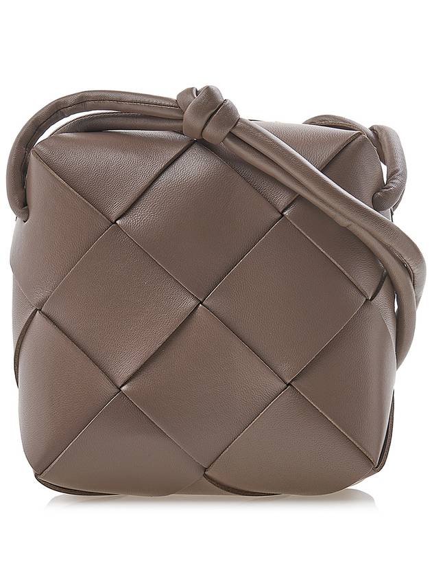 Cassette Intrecciato Mini Shoulder Bag Brown - BOTTEGA VENETA - BALAAN 2