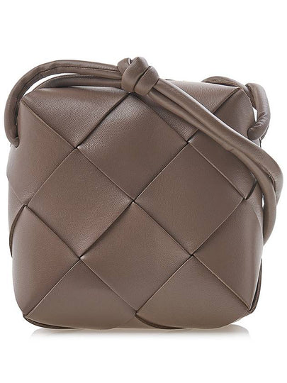 Cassette Intrecciato Mini Shoulder Bag Brown - BOTTEGA VENETA - BALAAN 2