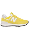 574 Low Top Sneakers Yellow - NEW BALANCE - BALAAN 1