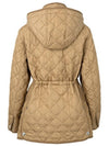 Diamond Quilted Nylon Jacket Archive Beige - BURBERRY - BALAAN 4