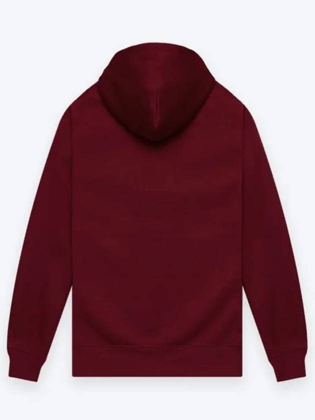 Fideli brushed hooded sweatshirt burgundy - SUPENER - BALAAN 4