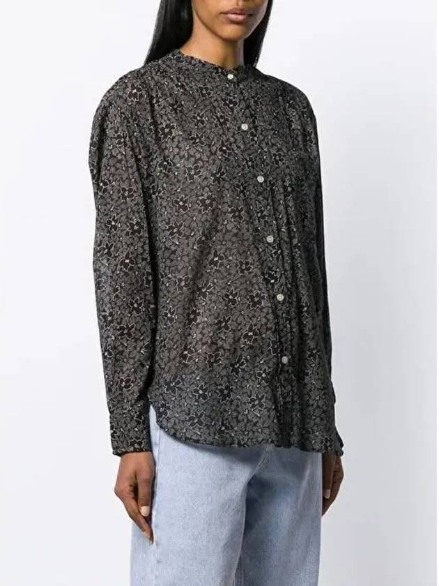 Mexika Cotton Blouse Black - ISABEL MARANT - BALAAN 4