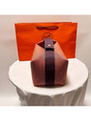 Bride A Brac H Natte Large Pouch Bag Tomette - HERMES - BALAAN 3