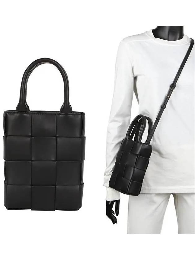 Cassette Mini Tote Black - BOTTEGA VENETA - BALAAN 2