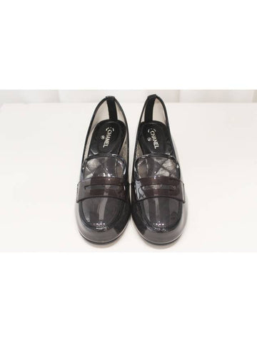 Patent see through classic leather loafers size 37 5 - CHANEL - BALAAN 1