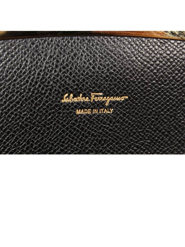 Gancini Continental Wallet Black - SALVATORE FERRAGAMO - BALAAN 9