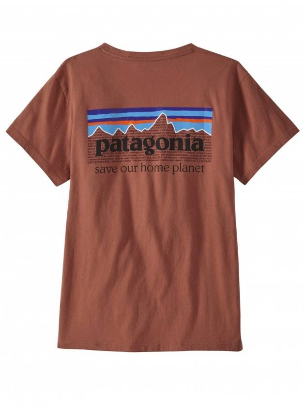 Women's P 6 Mission Organic T-Shirt 37560 BURD Woman - PATAGONIA - BALAAN 3