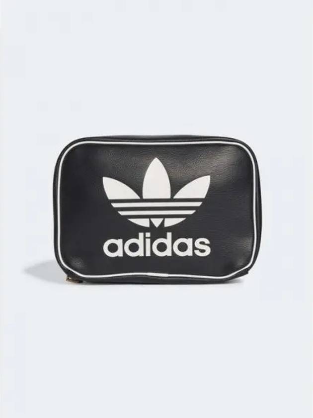 Logo Printed Zipper Cosmetic Bag Black - ADIDAS - BALAAN 2