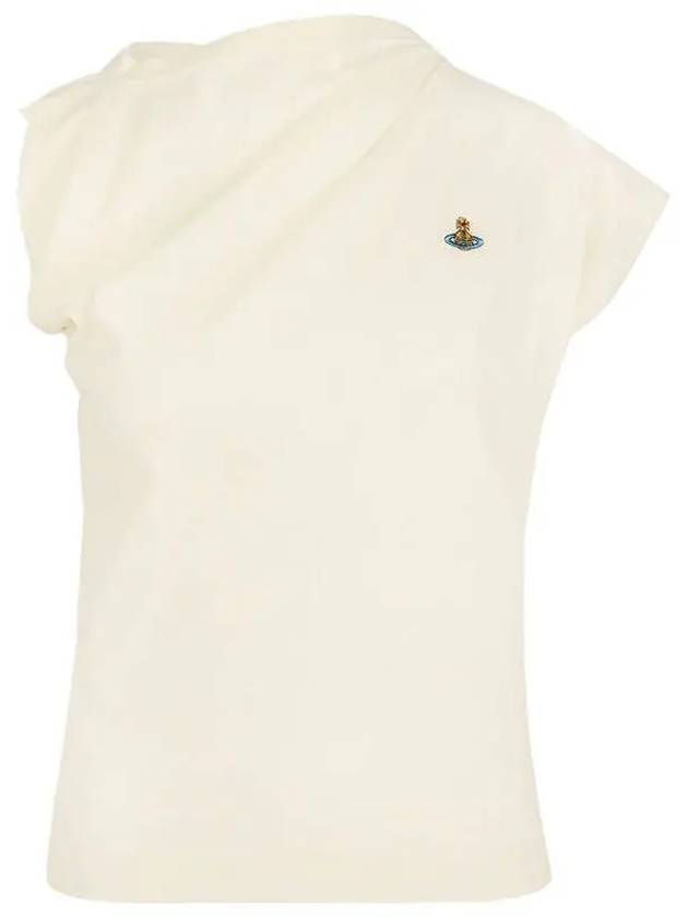 Women's Embroidered Logo Sleeveless White - VIVIENNE WESTWOOD - BALAAN 2