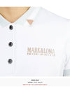 Women's CD6 CTPL Polo Short Sleeve T-Shirt White - MARK & LONA - BALAAN 9